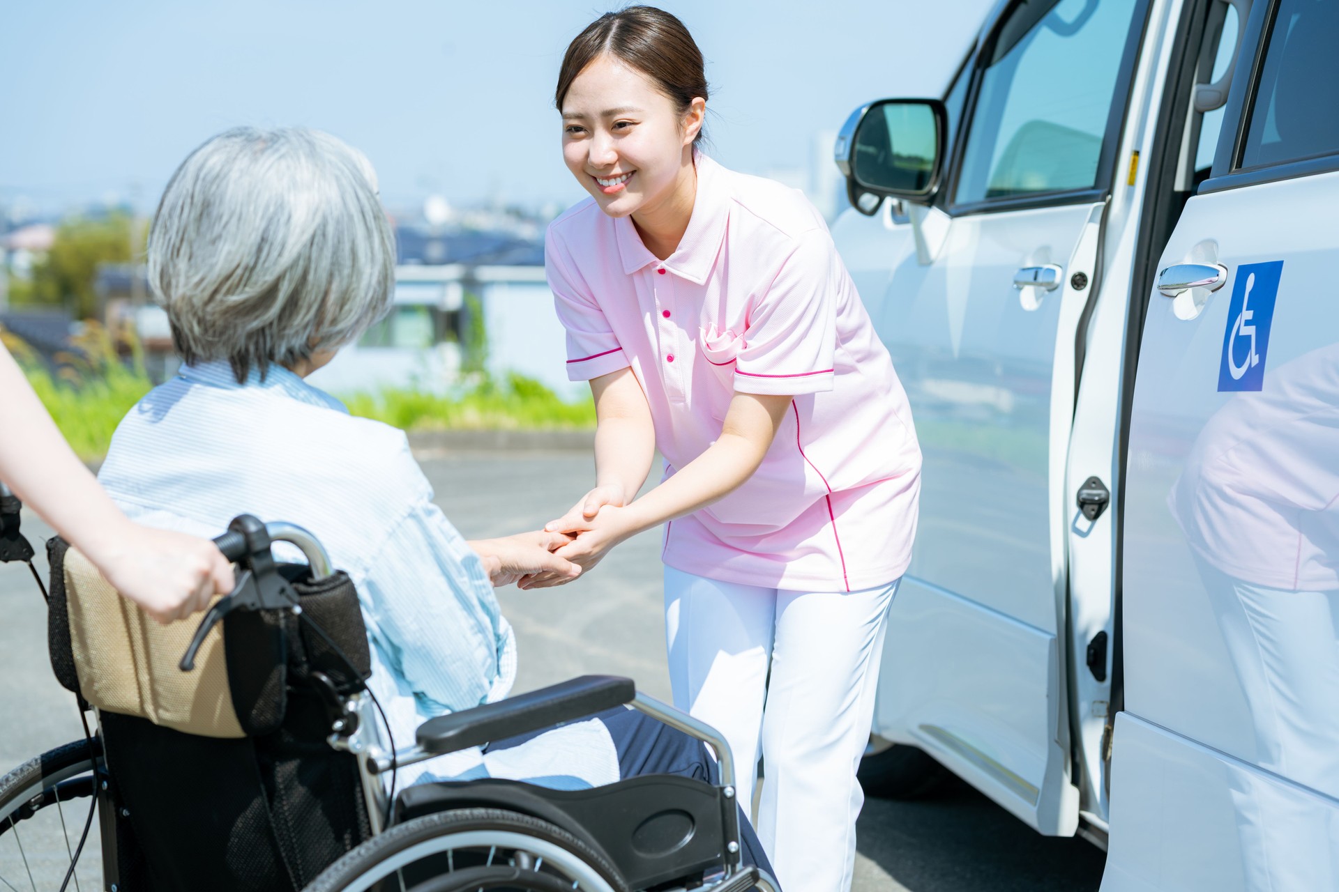 Caregiver to pick up and drop off